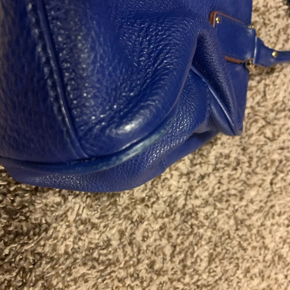 Tory Burch blue Thea satchel